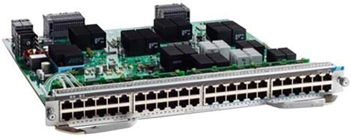 Cisco Catalyst 9400 Series 48-Port UPOE® Line Card (C9400-LC-48UX) with 24 Multigigabit Ports and 24 10/100/1000 Mbps Ports