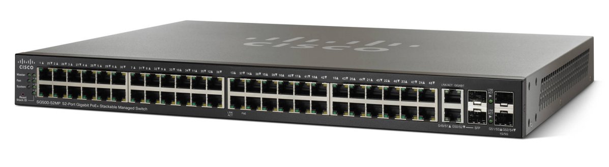 Cisco SG500 52MP 52 Port Gigabit Max PoE Stackable Managed Switch Cisco