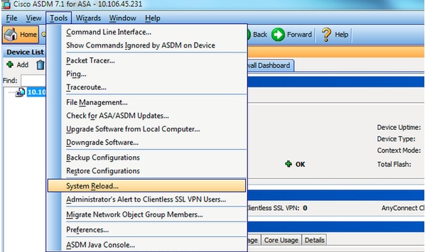 Cisco Asa 5505 Update Asdm