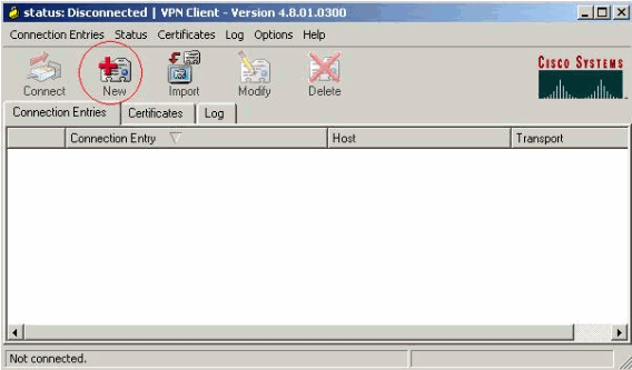 VPN Client 4.8 Configuration