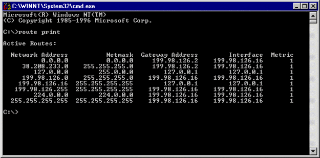 How To Use The Route Command Cisco