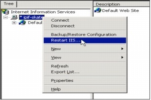 Restart IIS