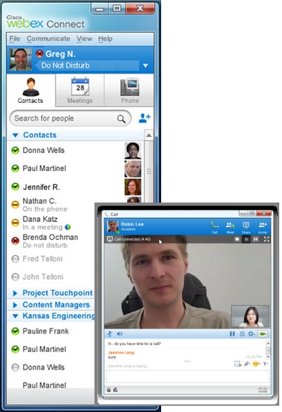 Cisco WebEx Connect IM Product Views - Cisco Systems