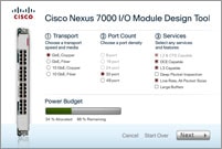 Cisco Nexus 7000 I/O Module Design Tool