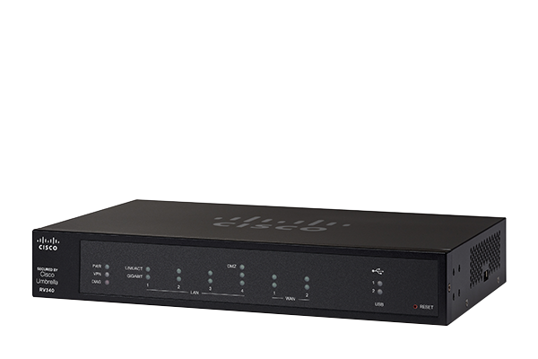 Cisco RV340 Dual WAN Gigabit VPN 路由器