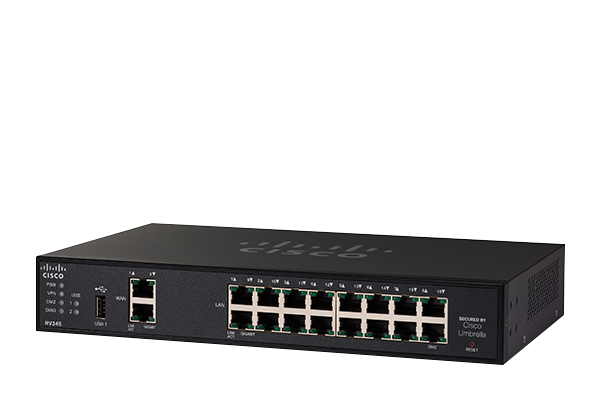 Roteador VPN Cisco RV345 WAN Gigabit dual