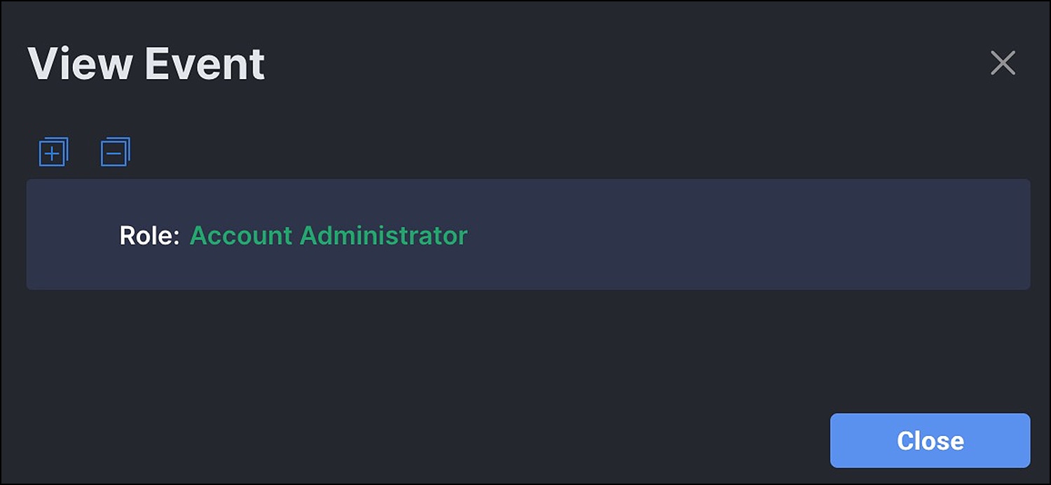 Successful administrator login