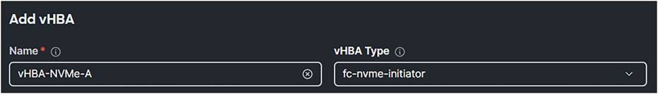 SAN connectivity policy.