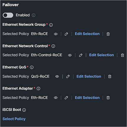 LAN connectivity policy.