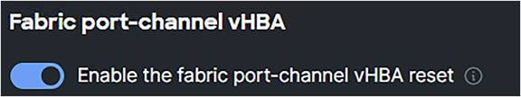 Port-challen vHBA reset.