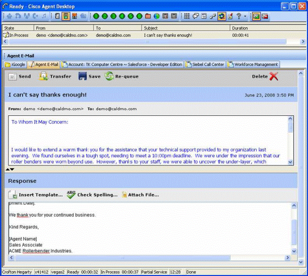 enable autoanswer cisco agent desktop