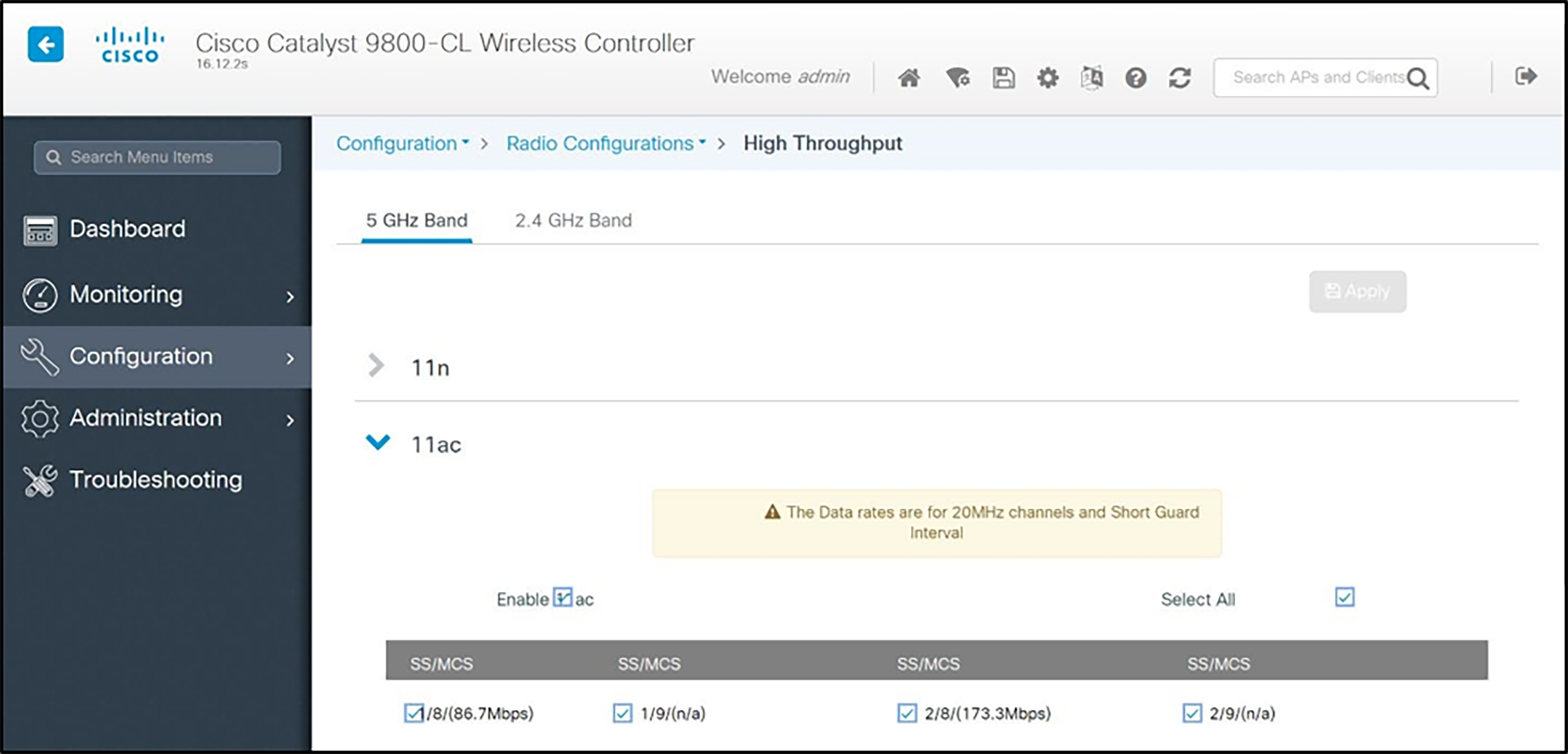 802.11 a/n/ac/ax APs