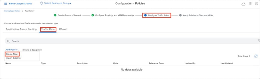 Configuring traffic rules