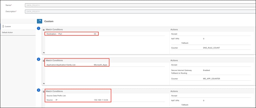 Configuring a policy rule based on application family