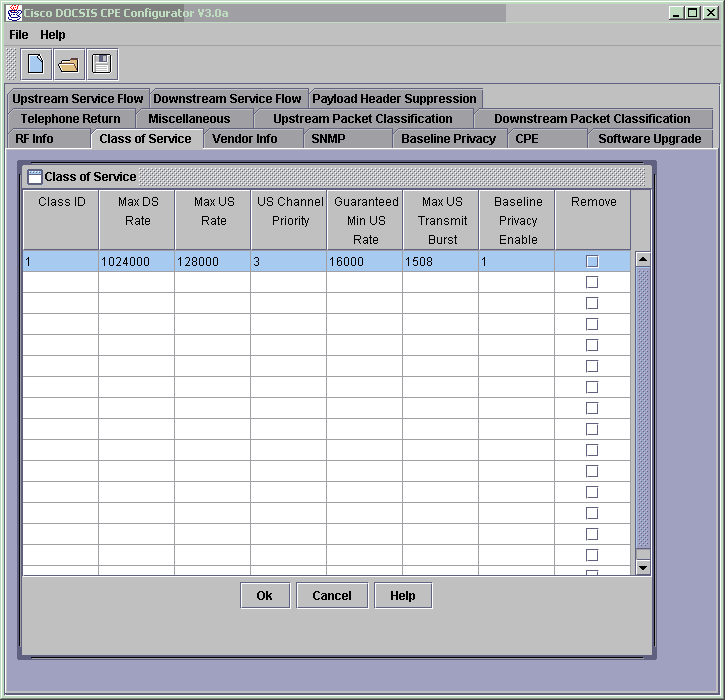 Docsis Cable Modem Configuration File Editor