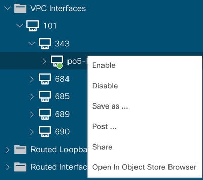 Enable VPC Interface