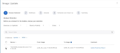 Automation Event (SWIM) Workflow Execution - Catalyst Center Select Device