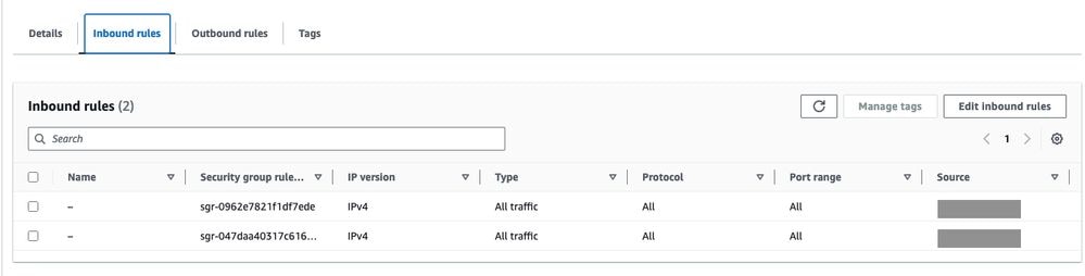 Inbound Rules