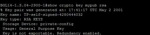 rsa generate 512 key Defined Cisco Multiple of Single Line Line   with User Command Template CLI 3.2. Creation and PI