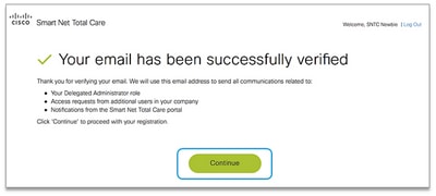 Email is Successfully Verified