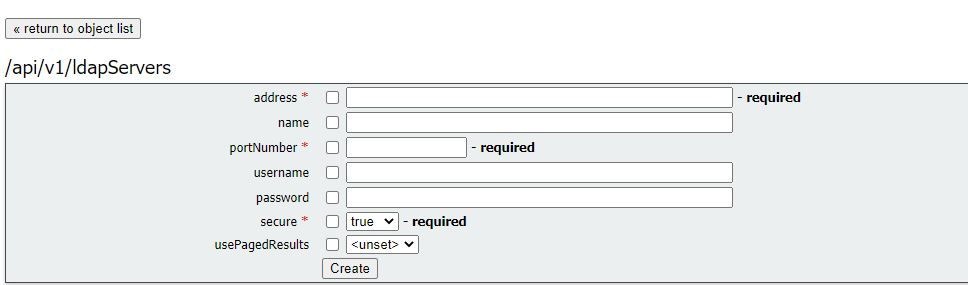 CMS LDAP-integratie - LDAP Server API