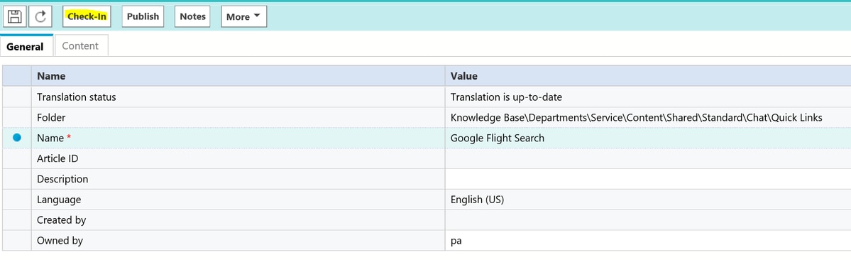 Configure Enterprise Chat and Email (ECE) Quick Links and Responses - Cisco