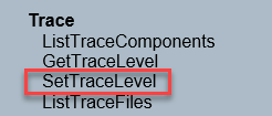 Diagnostic Framework Portico - Sección de Comandos para el Seguimiento