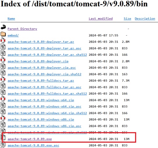 Index /dist/tomcat