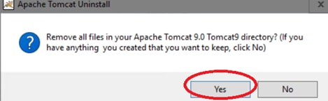 Remove All Files in Apache Tomcat