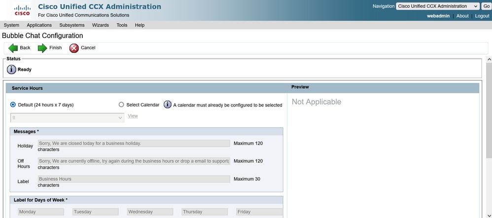 configure, calendar management