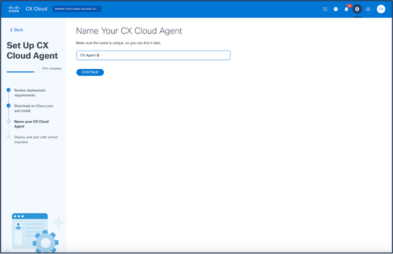 Nommez votre agent cloud CX