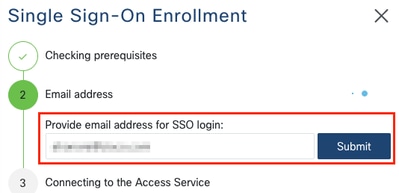 SSO di registrazione RADKit