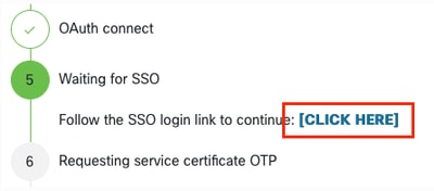 RADKit enrolment SSO login