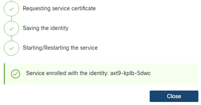 RADKit enrolment complete