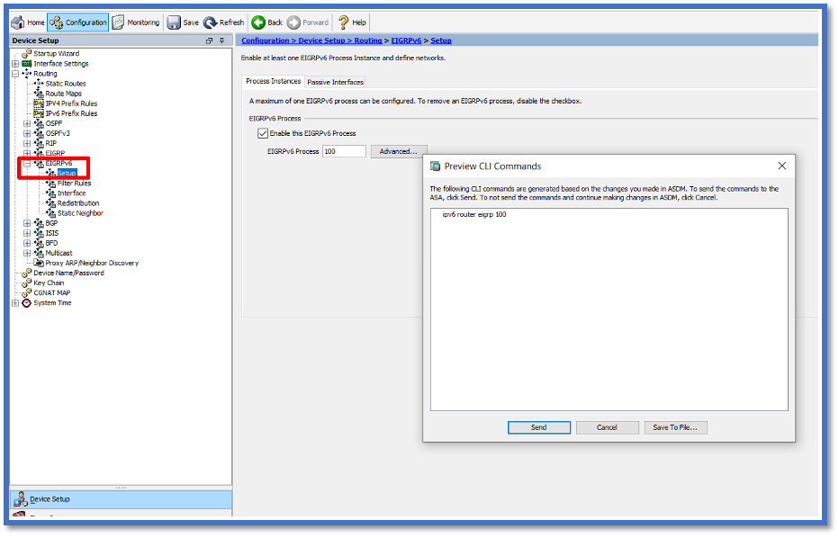 Multicast routermodus