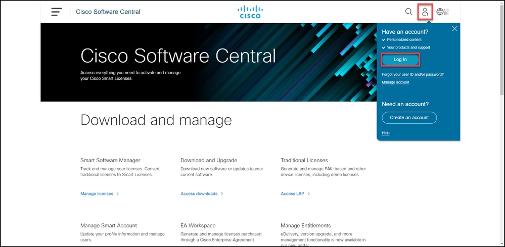 Removing a Product Instance (Cloud Connect) - Log in