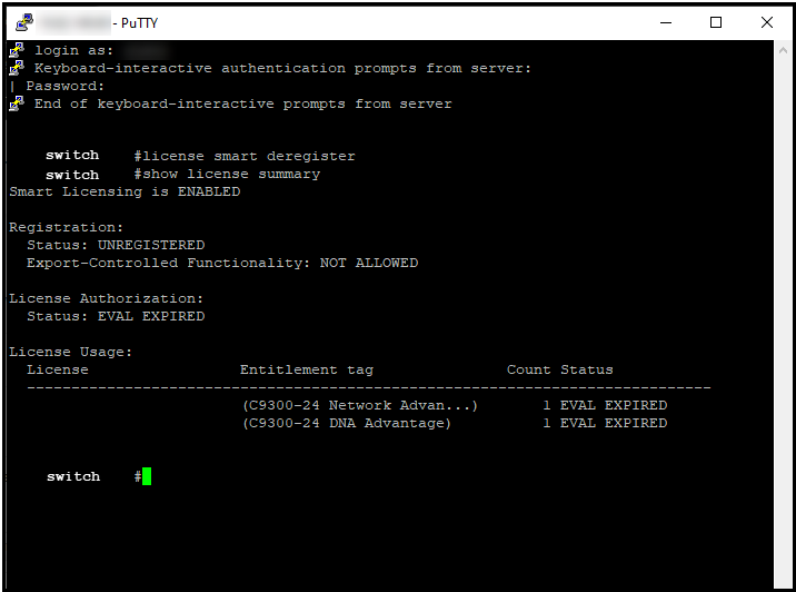 Removing a Product Instance (Cloud Connect) - Deregister the device