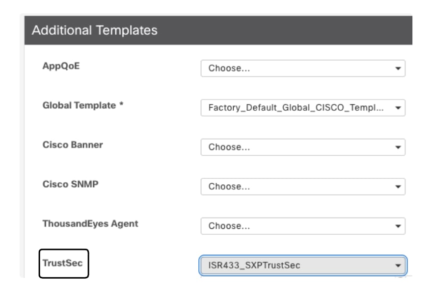 Additional Templates Section