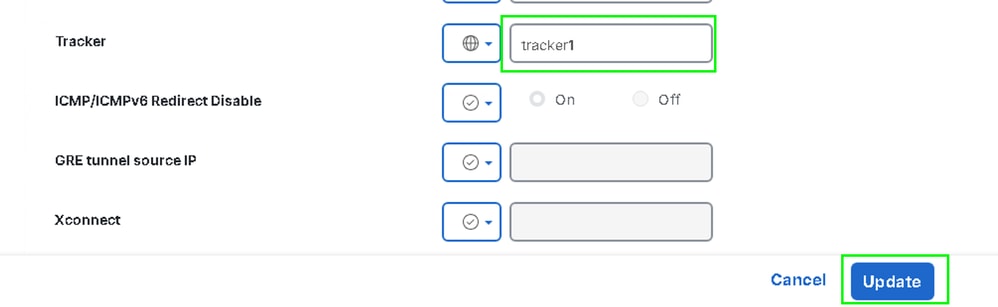 أدخل اسم Tracker على قالب النظام