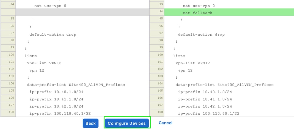 选择Configure Devices to Validate