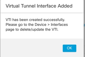 Virtual Tunnel Interface Added