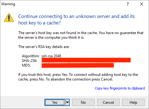 Server's RSA Key