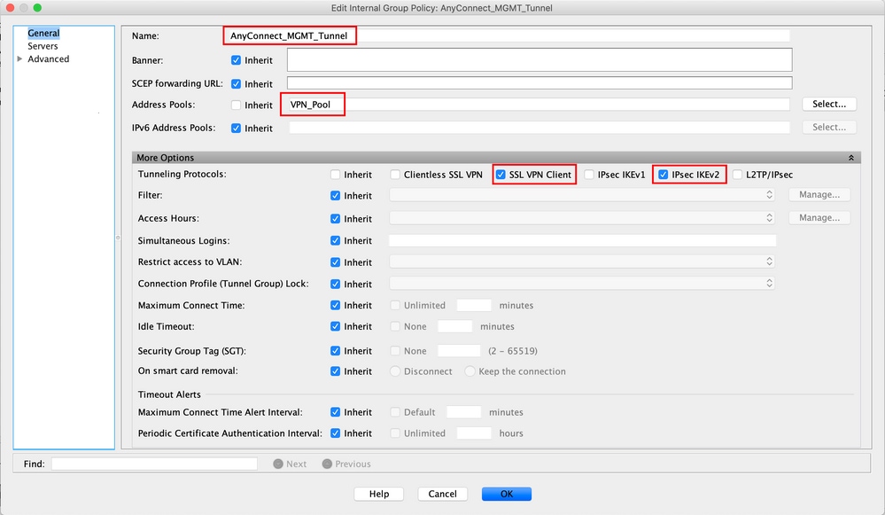 Create an Address Pool