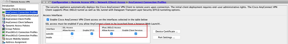 cisco anyconnect ports