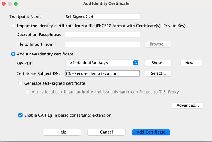 cisco anyconnect secure mobility client add new connection