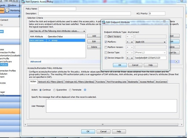 DAP Advanced Functions Configuration Example - Cisco