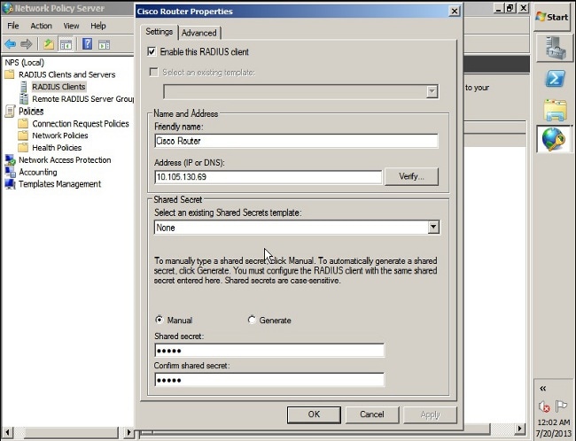 Configuring Microsoft Nps For Mac-based Radius