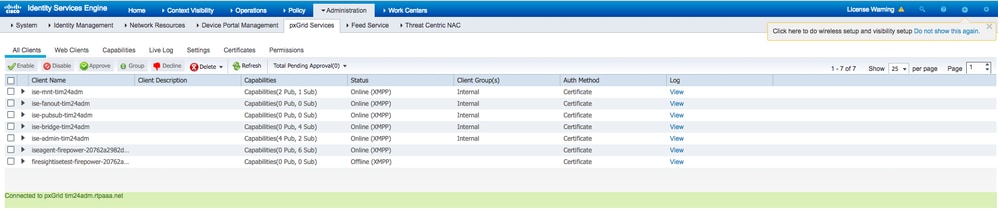 view system logs cisco ise 2.4