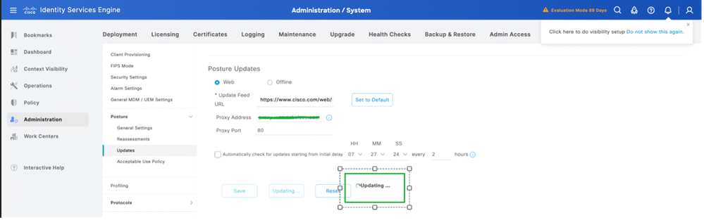 Online Posture Update Begins