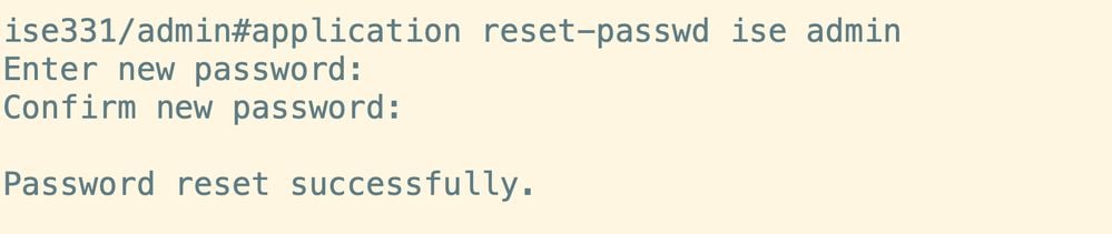 Reset CLI